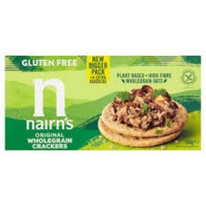 NAIRNS GF WHOLEGRAIN CRACKERS 160 GRMS