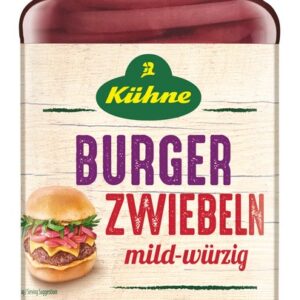 KUHNE BOWL BURGER ONIONS IN SLICE 370 GRMS