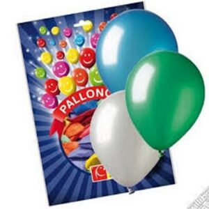 PARTYCUBE METALLIC BALLONS X 14 ASSORTED LARGE 1 PCS.