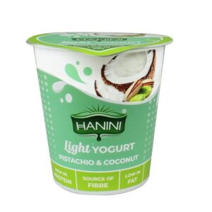 HANINI LIGHT PISTACHIO & COCONUT YOGURT 150 GRMS
