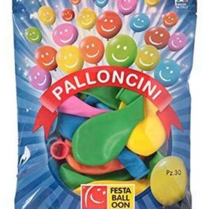 PARTYCUBE BALLOONS X 30 ASSORTED SMALL