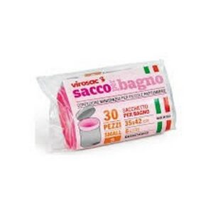 VIROSAC SCENTED PINK BAGS BATHROOM 30'S 35X42CM 35 PCS.