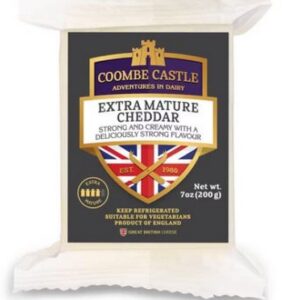 COOMBECASTLE CHEDDAR EXTRA MATURE 200 GRMS