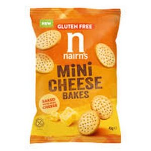 NAIRNS GLUTEN FREE MINI CHEESE BAKES 45 GRMS