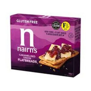 NAIRNS GF FLATBREAD CARMELISED ONION 125 GRMS
