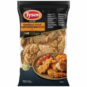TYSON CHICKEN CRISPY BREAST MINI FLT 1 KG