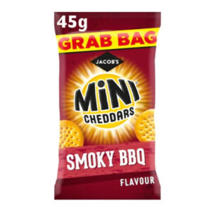 JACOBS M.CHEDDARS GRAB BAG SMOKY BBQ 45 GRMS