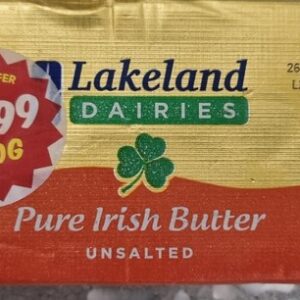 LAKELAND UNSALTED BUTTER €2.99 250 GRMS