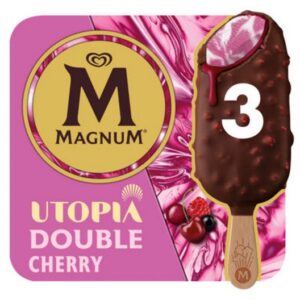 ALGIDA MAGNUM UTOPIA DOUBLE CHERRY M/P X3 280 GRMS