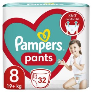 PAMPERS JP PANTS 8 XXL 32 PCS.