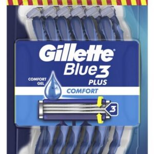 GILLETTE BLUE 3 PLUS COMFORT BLISTER X 12