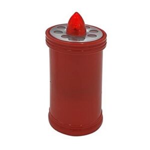 SER BATTERY CANDLE RED