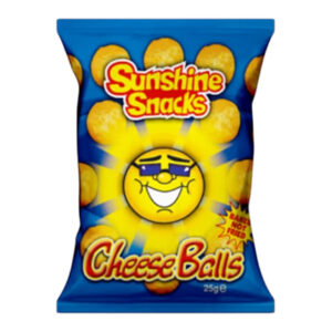 SUNSHINE SNACKS CHEESE BALLS 25 grms