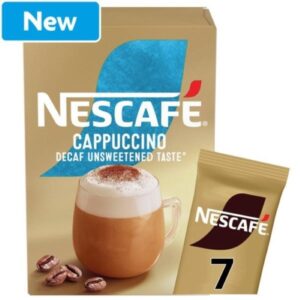 NESCAFE CAPPUCINO DECAF UNSWT 105 GRMS