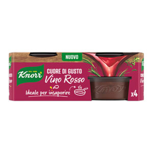 KNORR STOCK POTS JELLY RED WINE X4 104 GRMS