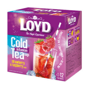 MOKATE LOYD COLD TEA STRAWBERRY & RASPBERRY 12 PCS.