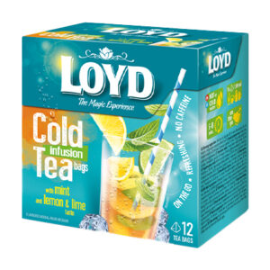 MOKATE LOYD COLD TEA LEMON LIME MINT 12 PCS.