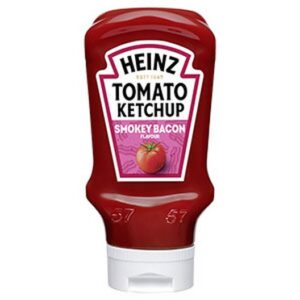HEINZ SMOKEY BACON TOMATO KETCHUP 400 GRMS