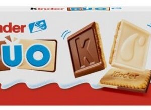 KINDER DUO BISCUIT MILK/WHITE X 12 150 GRMS