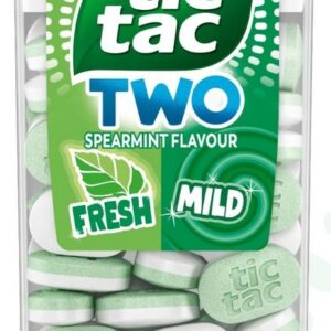 TIC TAC TWO SPEARMINT FRESH/MILD 38 GRMS