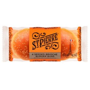 ST PIERRE BURGER BUNS SESAME SEEDS 250 KG