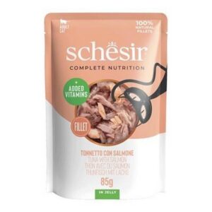 SCHESIR TUNA SALMON  POUCH 850 GRMS