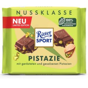 RITTER SPORT PISTACCHIO 100 GRMS