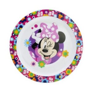 STOR MINNIE MICRO PLATE FLORALS 1 EACH