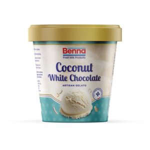 BENNA COCONUT WHITE CHOCOLATE ICE CREAM TUBS 415 ML