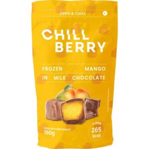 CHILL BERRY MANGO IN MILK CHOCOLATE 150 GRMS