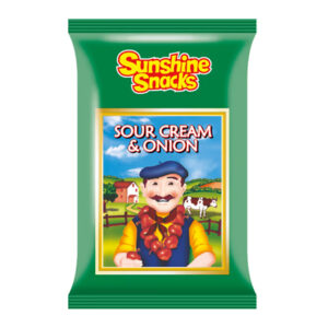 SUNSHINE SNACKS SOUR CREAM & ONION 25 GRMS
