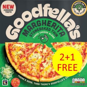 GOODFELLAS THIN MARGHERITA 2+1 345 GRMS