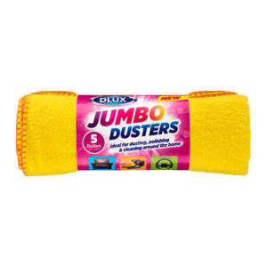 DLUX JUMBO YELLLOW DUSTERS X 5