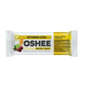 OSHEE VITAMINS C500 & CHERRIES MUESLI BAR 40 GRMS