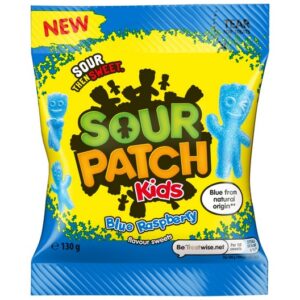 SOUR PATCH BLUE RASPBERRY UK 130 GRMS