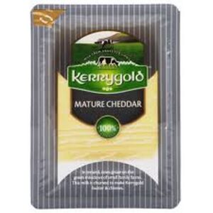 KERRYGOLD MATURE CHEDDAR CHEESE SLICES 150 GRMS