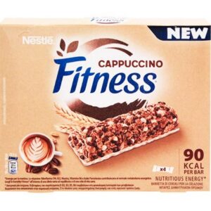 NESTLE FITNESS CAPPUCCINO CEREAL BARS MP X 4 23 GRMS