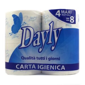 DAYLY TOILET PAPER MAXI 2 PLY 4 ROLLS