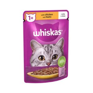 WHISKAS ADULT POUCH CHICKEN IN JELLY 850 GRMS
