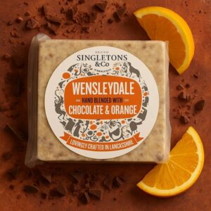 DELI CARRON WENSLEYDALE CHOCO & ORANGE