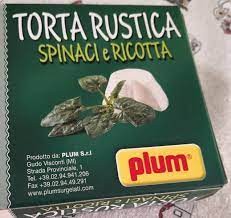 I PLUM TORTA SALATA RICOTTA SPIN. 300 GRMS