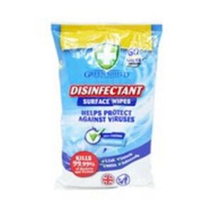 I GREENSHIELD WIPE DISINFECTANT S/F LEMON 60 PCS.