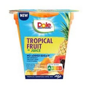 DOLE TROPICAL FRUIT IN JUICE 198 GRMS