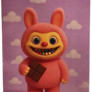 LABUCHOC BLUEBERRY CREAM WITH CRISPY COTTIN CANDY 75 GRMS