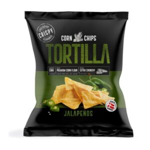 OK SNACKS TORTILLA CHIPS - JALAPENO 150 GRMS