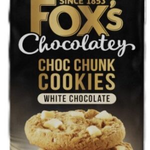 FOXS WHITE CHOCLATE COOKIES 180 GRMS