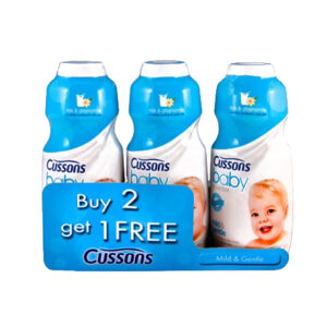 CUSSONS BABY POWDER BLUE 2+1 3X200 GRMS