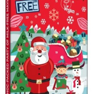 MOO FREE XMAS ADVENT MILK CHOCCY CALENDAR 70 GRMS