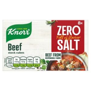 KNORR ZERO SALT BEEF CUBES 72 GRMS