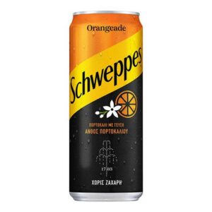 SCHWEPPES CAN ORANGEADE 330 ML